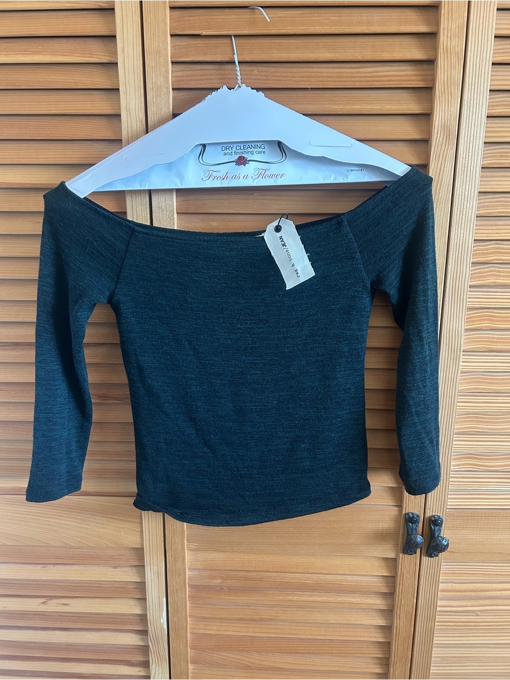 rag & bone Green Knit Top
